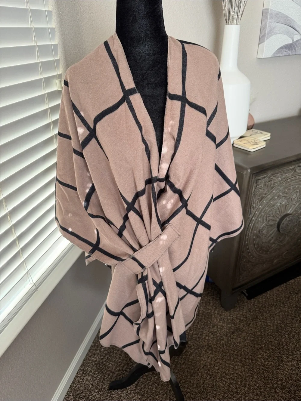 Reversible Women’s Wrap Black & Tan